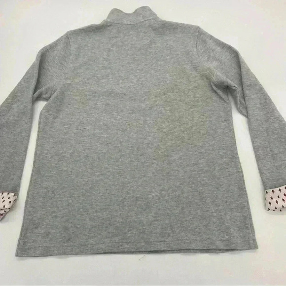 Orvis 1/4 Zip Heather Gray Sweater Size XL - Picture 4 of 7